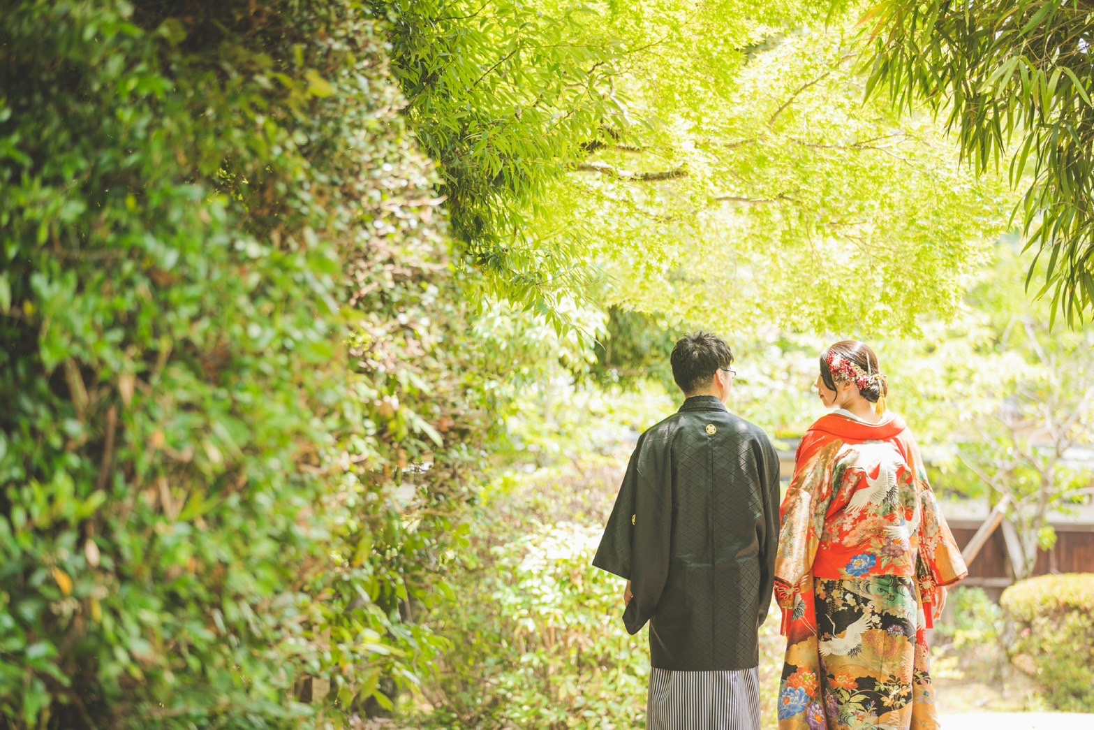 色打掛のご紹介　赤色編